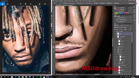 The Juice Wrld Drawing Msudrawings Youtube