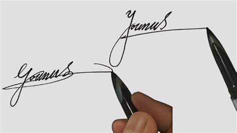 ️ Stylish Simple Signature Y How To Draw Signature Like A