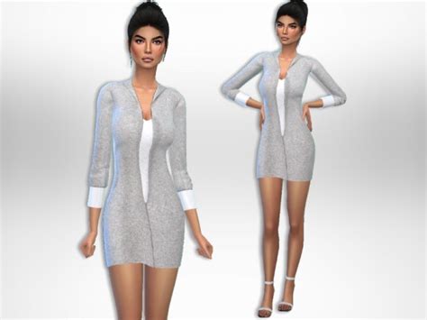 The Sims Resource Comfy Dress By Puresim Sims 4 Downloads