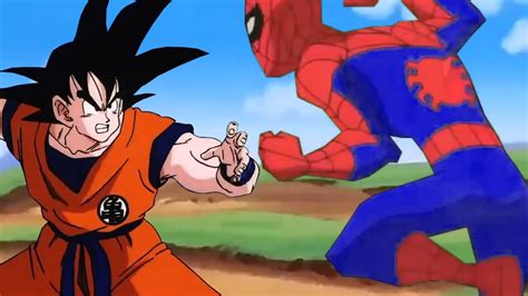 Goku Vs The Spectacular Spider Man Youtube