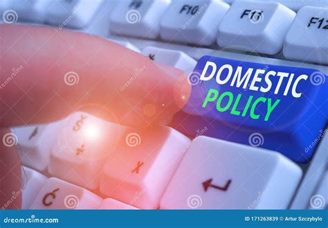 Writing Note Showing Domestic Policy Business Photo Showcasing Actions