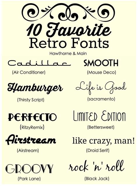 Retro 60s Fonts Free