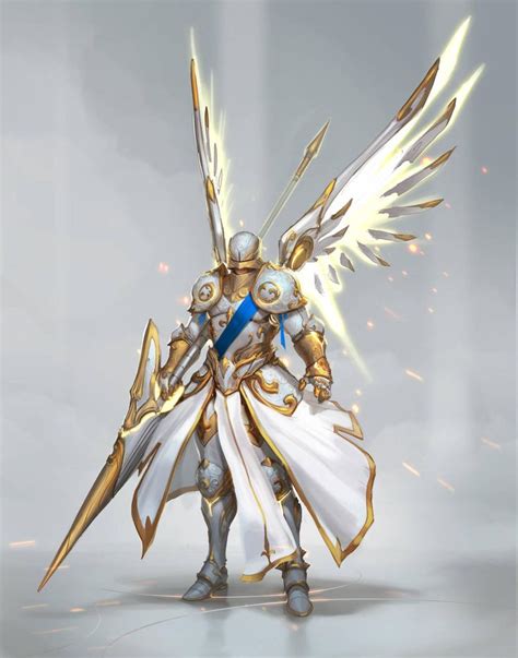 Angel Guardian By Alekseybayura On Deviantart Fantasy Art Warrior