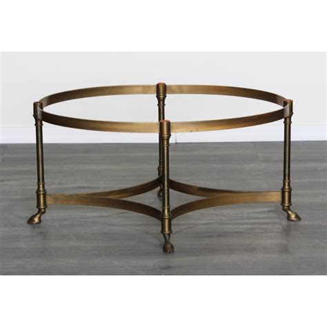 Vintage Labarge Brass Coffee Table With Glass Top Chairish