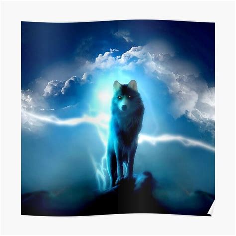 Howling Wolf Posters Redbubble