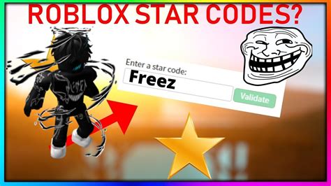 How To Get Your Own Star Code In Roblox Freezbladzyt Youtube