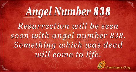 Angel Number 838 Meaning: Self-Respect Matters | SunSigns.Org