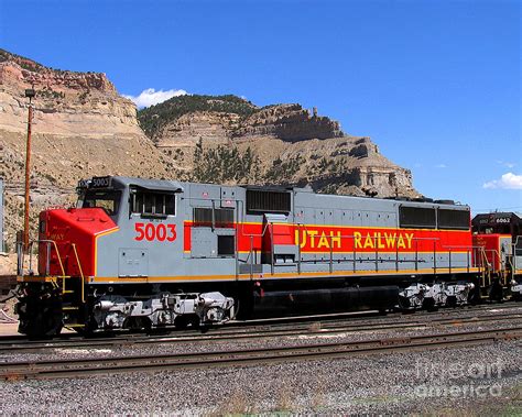 Utah Railway 5003 At Martin Utah Photograph By Malcolm Howard Pixels