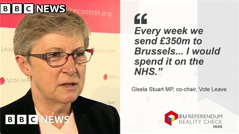 Reality Check Would Brexit Mean Extra £350m A Week For Nhs Bbc News