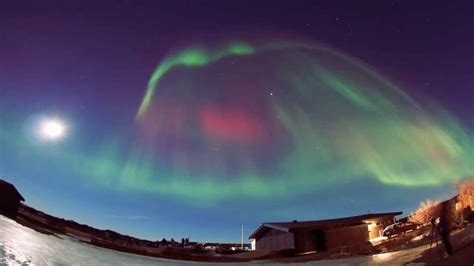 Northern Lights Aurora Borealis Dancing Over Iceland Pictures