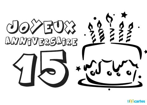 Joyeux Anniversaire 15 Ans