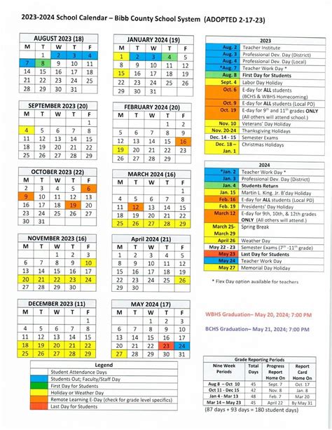 2023 2024 Bibb County School Calendar Home