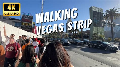Las Vegas Strip Walk 432023 Walking Las Vegas Boulevard Afternoon