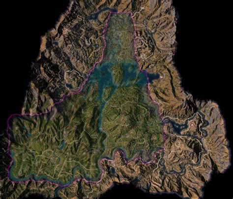 Far Cry 5 World Map Topographic Map Of Usa With States