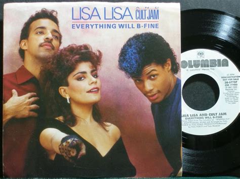 Lisa Lisa And Cult Jameverything Will B Finecolumbia 07737 Free Style