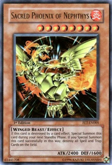 Yu Gi Oh Flaming Eternity Single Sacred Phoenix Of Nephthys Ultra Rare Da Card World