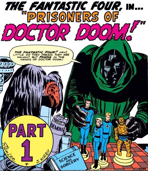 Doctor Doom First Appearance Against Fantastic Four 1962