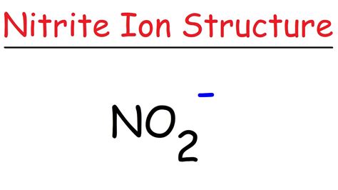 Nitrite Ion Lewis Structure
