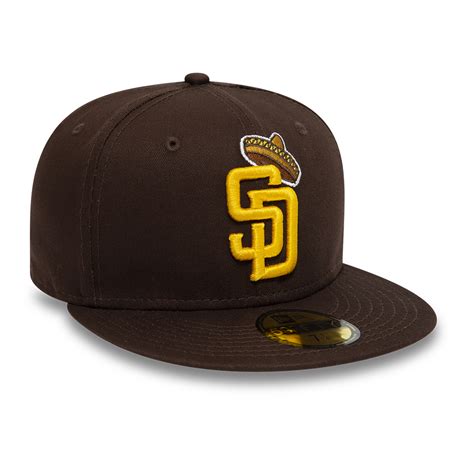 Official New Era San Diego Padres Mlb Sombrero Burnt Wood 59fifty