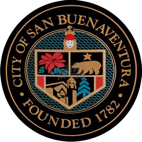 Ventura City 122909 Iii Sticker Rectangle City Of San Buenaventura