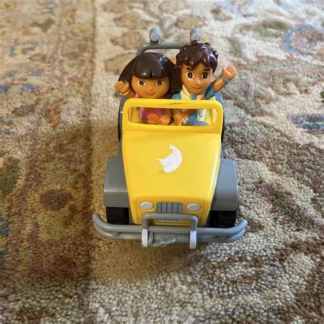 2007 Diego And Dora The Explorer In Yellow Jeep Bw1 1099 Picclick