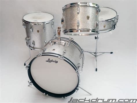Silver Sparkle Jazzette Ludwig Drums Drums Vintage Drums