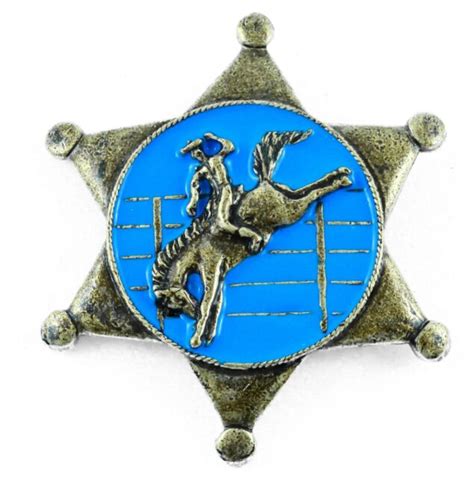 Pin Pin Brooch Sheriffs Badge Cowboy Rodeo Country Wild West Ebay