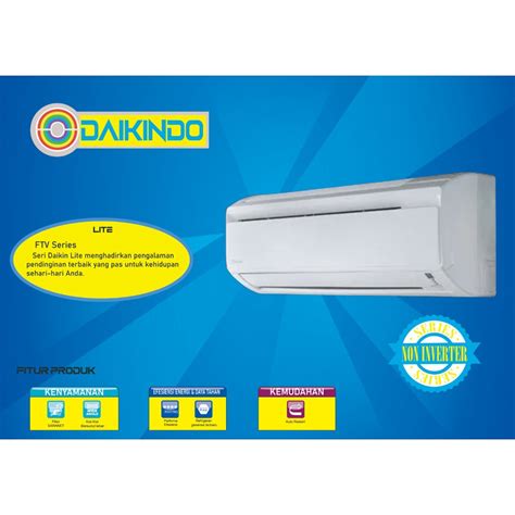 Jual AC DAIKIN FTV 25 CXV RV 1 PK R32 STANDARD MALAYSIA LOW WATT UNIT