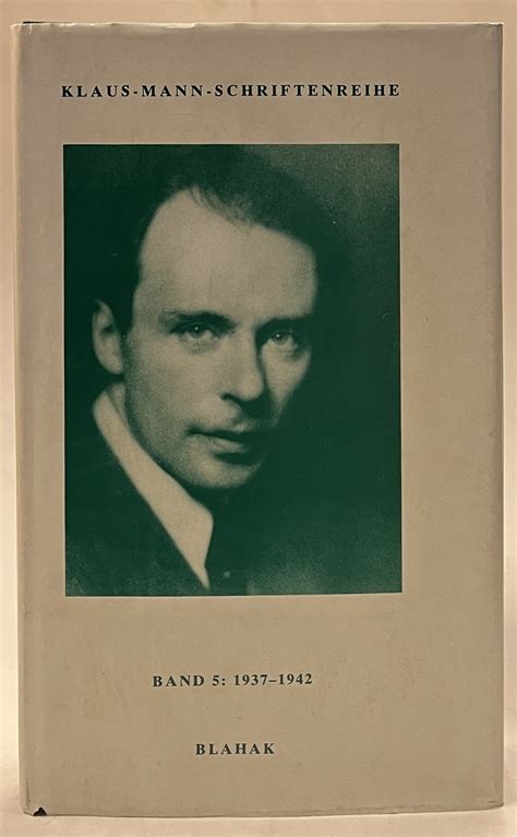 Klaus Mann Schriftenreihe Bd5 1937 1942 Trauma Amerika Der