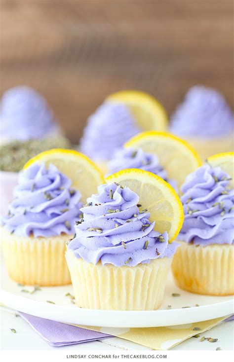 Lemon Lavender Cupcakes The Cake Blog