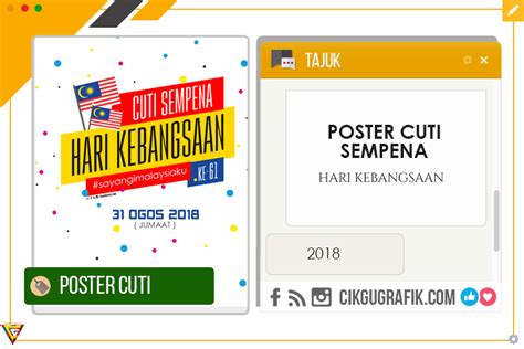 Discover exclusive deals and reviews of cuti cuti murah online! Poster Cuti Sekolah Sempena Hari Kebangsaan 2018 | KOLEKSI ...
