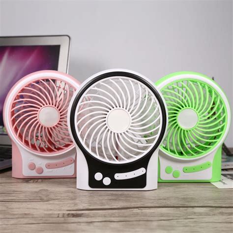 Mini Portable Usb Rechargeable Electric Fan Desk Handheld Fans