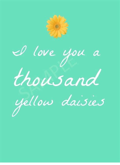 Https://tommynaija.com/quote/1000 Yellow Daisies Quote