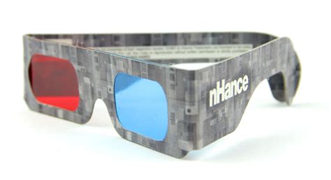 buy domo nhance rb4b anaglyph passive cyan and magenta red and blue paper 3d video glasses pack