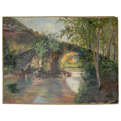 Landscape Oil On Canvas 19th Century For Sale At 1stdibs