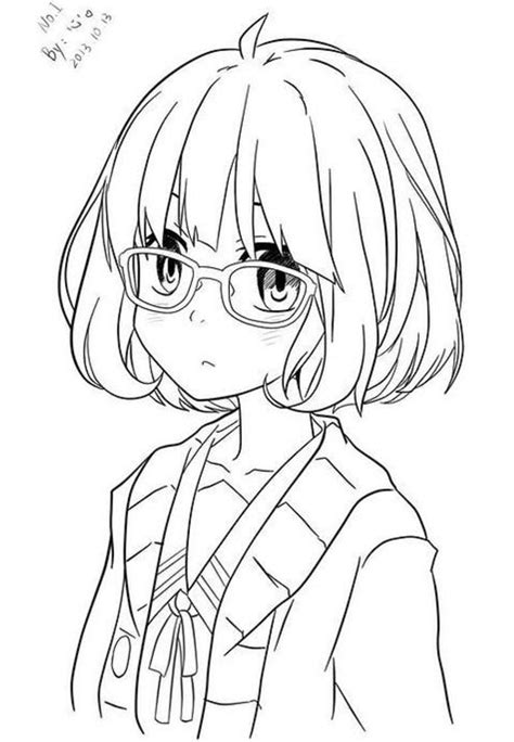 Anime Hair Coloring Pages Coloring Pages