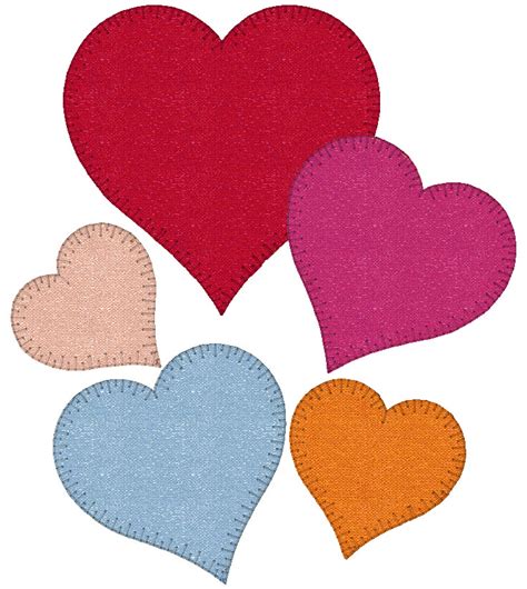 Free Heart Applique Designs