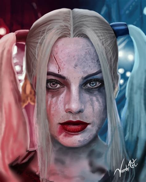 Harley Quinn Portrait Finished Artworks Krita Artists