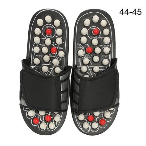 Newly 1 Pair Reflexology Sandals Foot Massager Slippers Acupressure Acupuncture Shoes In Massage