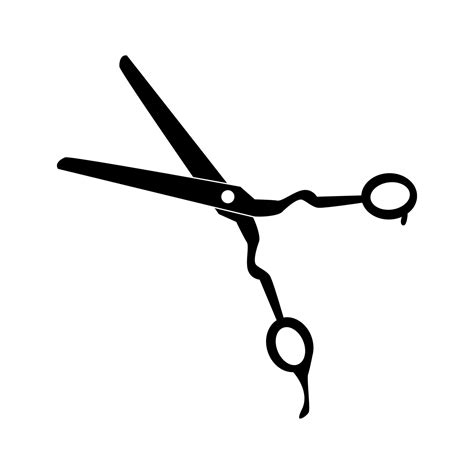 Hair Scissors Hairdresser Tool Simple Isoleted Icon 4944221 Vector Art