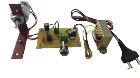 Dc Motor Speed Control Using 555 Timer Ic Electrosal