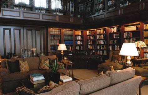 Traditional Library Study And Great Room Decorating J Rowland Home