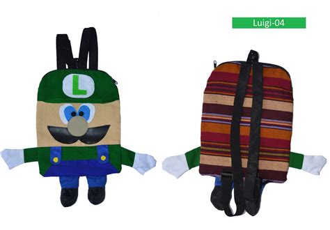 Child Backpack Luigi Inspired Girls Boys Kids Backpack Back Etsy