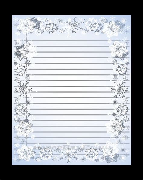 Free Lined Paper With Border 9 Best Printable Lined Paper With