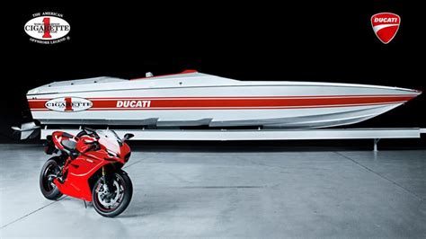 Cigarette Racing 42x Ducati Edition Boat Unveiled Autoevolution