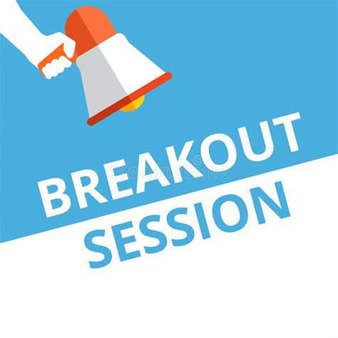 Breakout rooms allow meeting hosts to split up meeting participants into as many as 100 separate sessions. Breakout Sessions Stock Illustrations - 50 Breakout ...