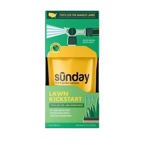 Sunday Lawn Kickstart 423 Fl Oz 5000 Sq Ft Liquid Lawn Fertilizer
