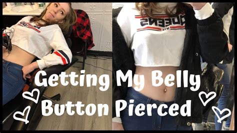 Getting My Belly Button Pierced Heidi Christine Youtube