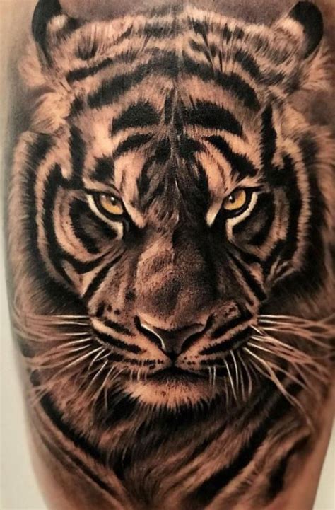 Mens Tiger Tattoo Tiger Face Tattoo Animal Sleeve Tattoo Lion Tattoo