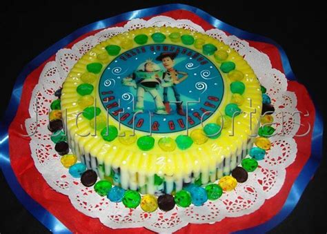 Gelatina Jelly Toy Story Agar Agar Jelly Toy Story Birthday Cake Desserts Food Food Cakes